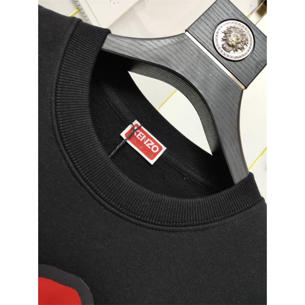 Kenzo ケンゾー 激安 フラワーロゴ スウェット トレーナー ブラック 2025年秋冬 新作