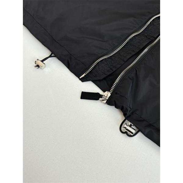 2025秋冬新作 ブラック シンプルデザイン 高品質 人気 コピー ナイロンジャケット Prada プラダ