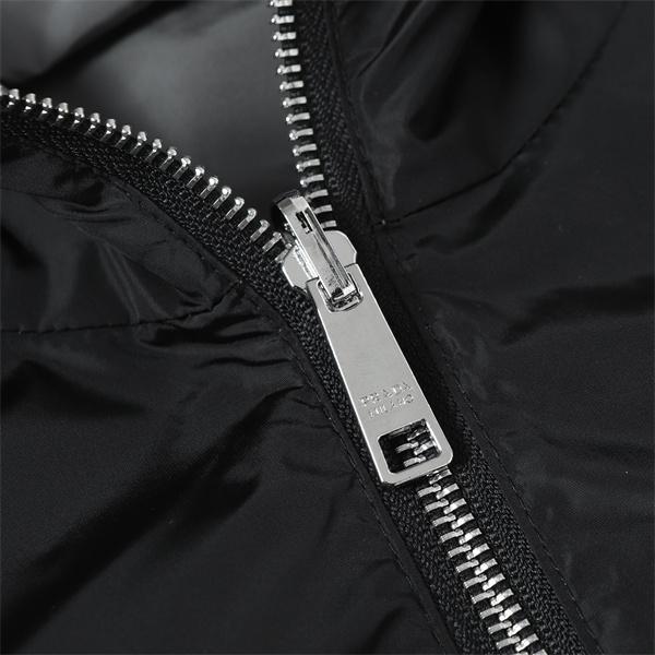 定番人気 ブラック フード付きデザイン 高品質 男女兼用 Prada プラダ 偽物 ナイロンブルゾン