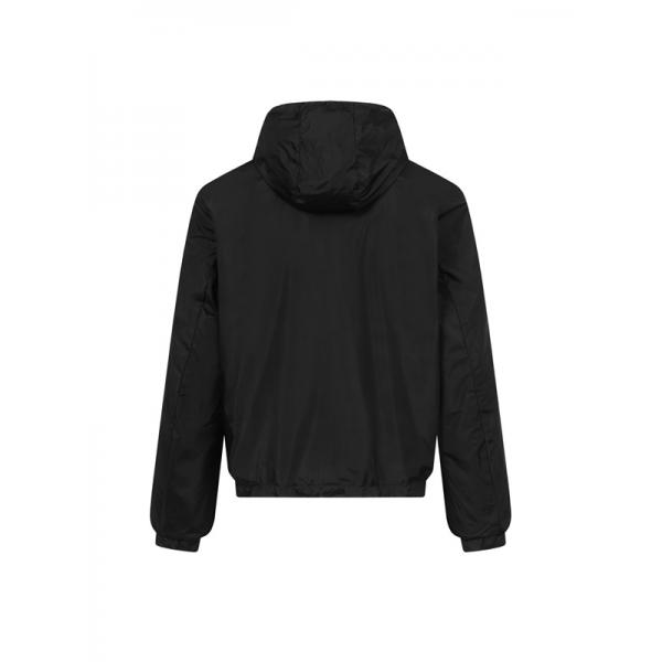 定番人気 ブラック フード付きデザイン 高品質 男女兼用 Prada プラダ 偽物 ナイロンブルゾン