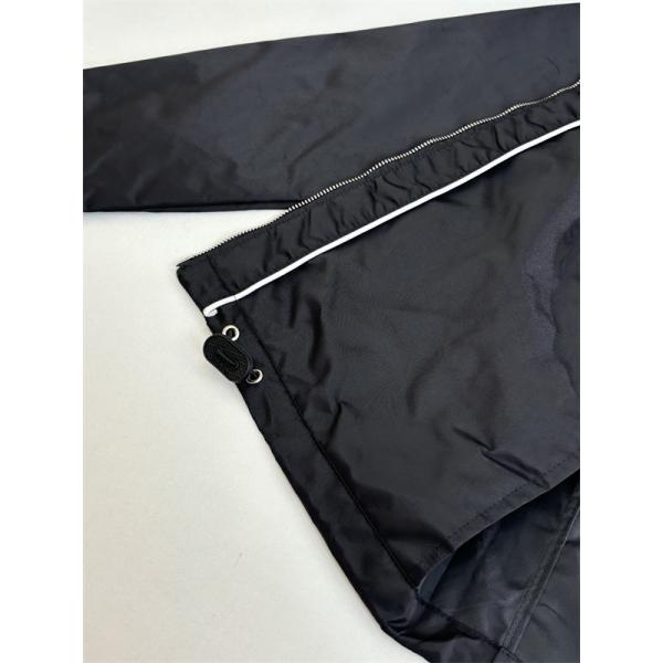 新作 ブラック ミニロゴデザイン 高品質 人気 スーパーコピー フードジャケット Prada プラダ 