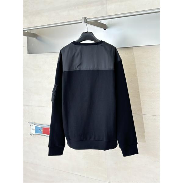 2025秋冬新作 ブラック シンプルデザイン 高品質 カジュアル Prada プラダ コピー スウェット