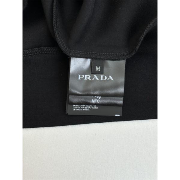 2025秋冬新作 ブラック シンプルデザイン 高品質 カジュアル Prada プラダ コピー スウェット