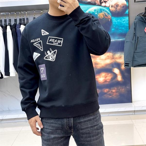 Prada プラダ 新作 ホワイト プリントロゴデザイン 上質デザイン 人気 コピー スウェット