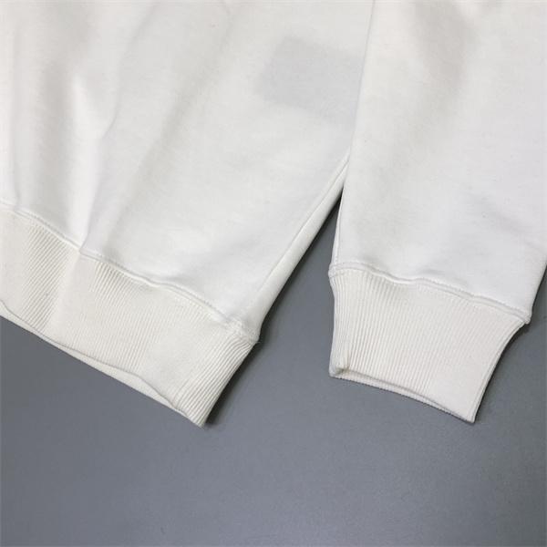 2025秋冬新作 ホワイト トライアングルロゴデザイン 上質 シンプル Prada プラダ コピー スウェット