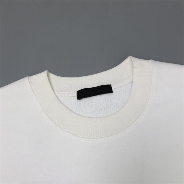 2025秋冬新作 ホワイト トライアングルロゴデザイン 上質 シンプル Prada プラダ コピー スウェット