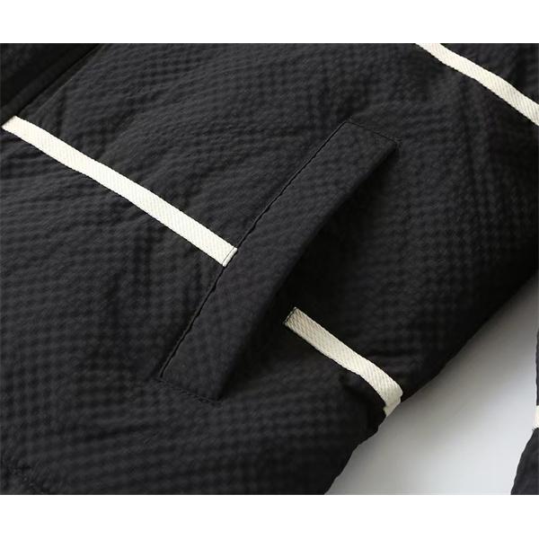 最新作 ブラック Prada プラダ ラインデザイン 防風 機能性 偽物 ダウンジャケット 保温性 高級