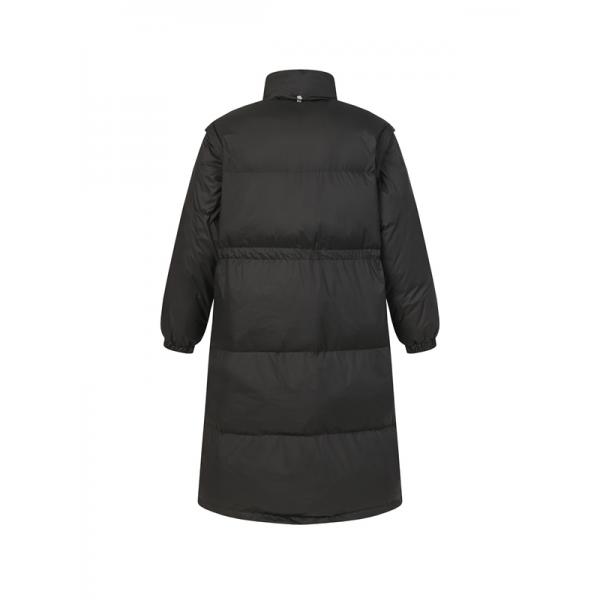 冬季限定 ブラック ロング丈 高級 保温 偽物 ダウンコート 季節限定モデル 人気 Prada プラダ 