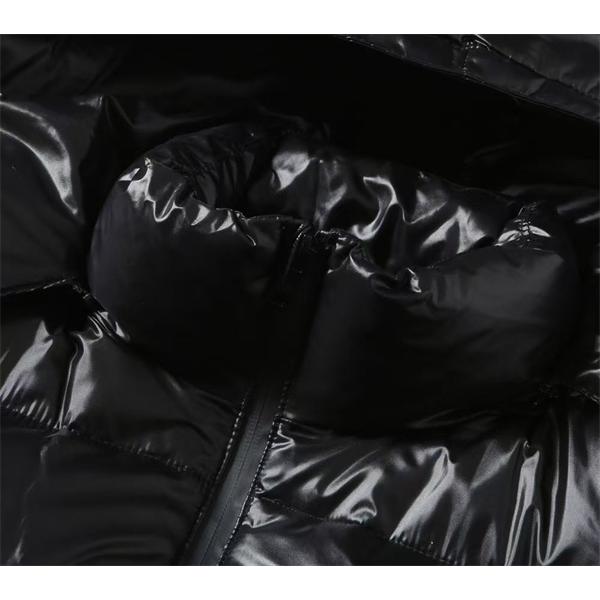 冬新作 ブラック Prada プラダ シャイニーデザイン 高品質 防風 コピー ダウンジャケット