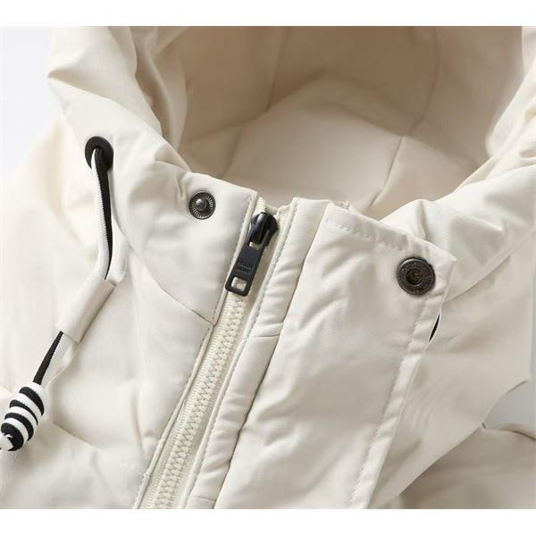 Prada プラダ 2025秋冬新作 ブラック＆ホワイト フード付ベストデザイン 柔軟 スポーティ P偽物 ダウンジャケット