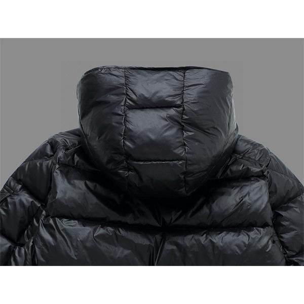 プラダ 光沢ブラック 保温 防寒 2025秋冬 PRADA プラダ スーパーコピー ダウンジャケット メンズ 人気