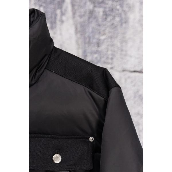 PRADA プラダ 偽物 プラダ ダークブラック 厚手 ぬくもり 2025秋冬 ダウンジャケット メンズ 売れ筋