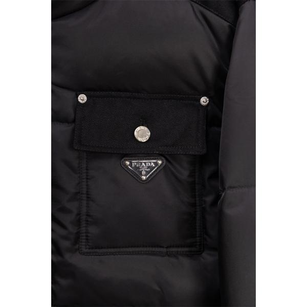 PRADA プラダ 偽物 プラダ ダークブラック 厚手 ぬくもり 2025秋冬 ダウンジャケット メンズ 売れ筋