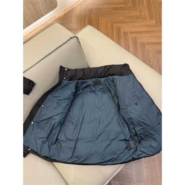 ダウンジャケット ブラック ブルー ハードルーク 高品質 2025秋冬アウター PRADA プラダ コピー 