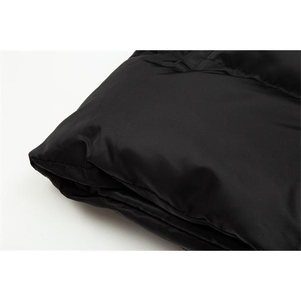 ブラック ダウンベスト ハイネック 高品質秋 PRADA プラダ 偽物 冬定番アイテム