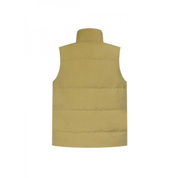 プラダ PRADA スーパーコピー ベージュダウンベスト ボタンフロント 高品質2025秋冬アウター