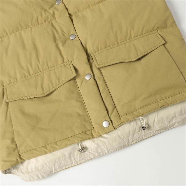 プラダ PRADA スーパーコピー ベージュダウンベスト ボタンフロント 高品質2025秋冬アウター