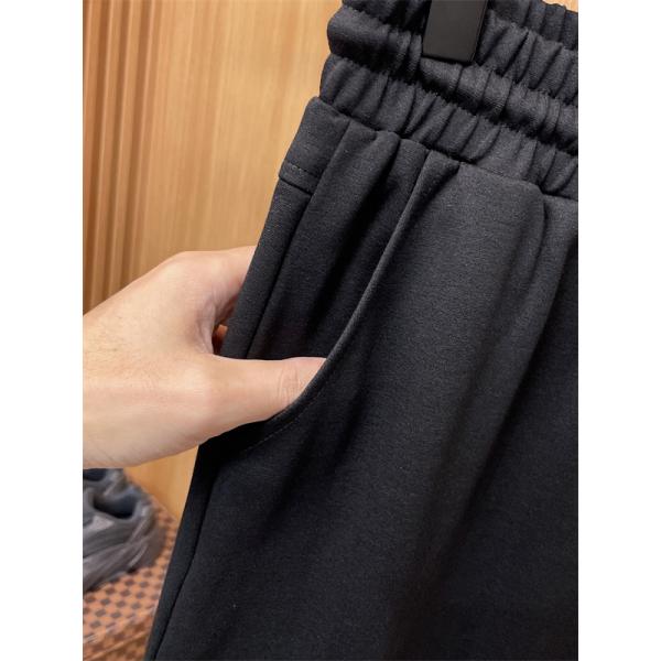 高品質カジュアルボトム プラダ PRADA スーパーコピー風 ブラックカーゴパンツ マルチポケット