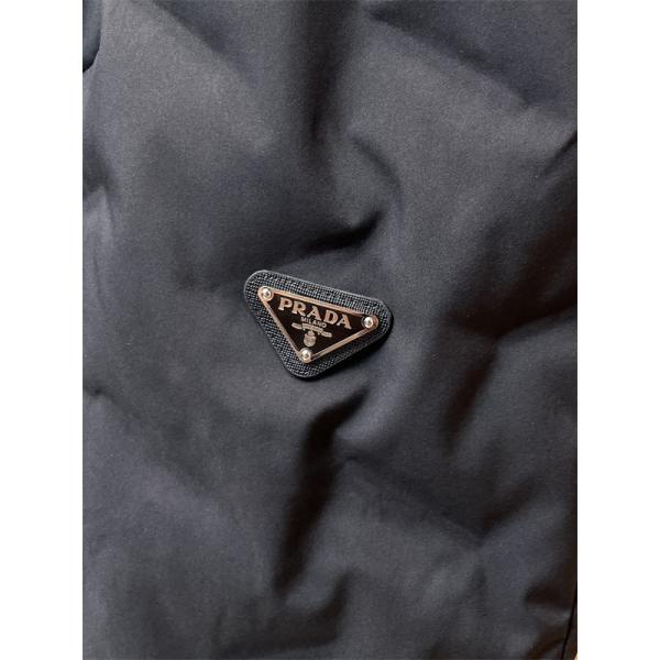 PRADA スーパーコピー プラダ ブラック ダウンパンツ クォイル縫製 直筒 高品質2025秋冬ボトム