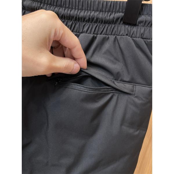 PRADA スーパーコピー プラダ ブラック ダウンパンツ クォイル縫製 直筒 高品質2025秋冬ボトム