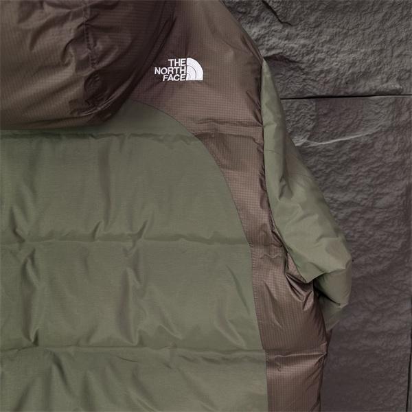 高品質2025秋冬アウター The North Face ザノースフェイス 偽物 黒灰拼色 ダウンジャケット クラシックモデル