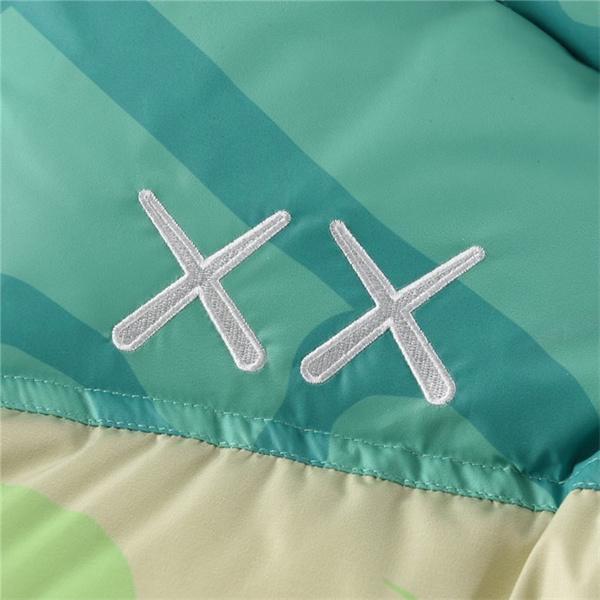 The North Face コピー カモフラージュ拼色ダウンジャケット カラフル コラボ風 2025秋冬個性 ザノースフェイス