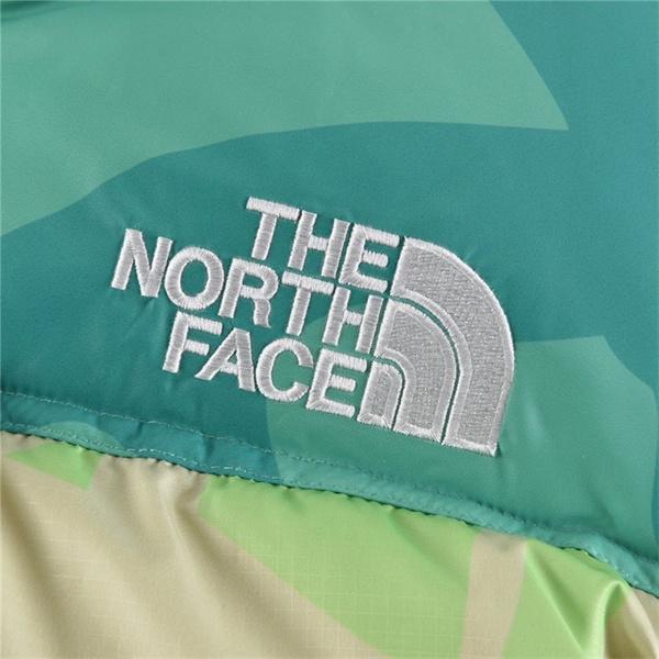 The North Face コピー カモフラージュ拼色ダウンジャケット カラフル コラボ風 2025秋冬個性 ザノースフェイス
