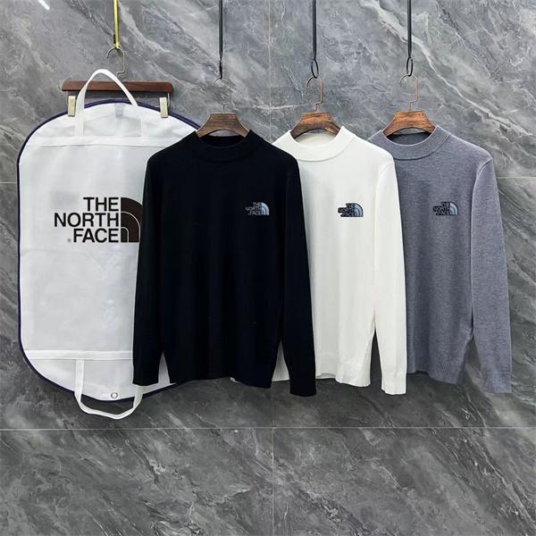 高品質 ザノースフェイス The North Face 偽物 3 カラー半高領ニット 収納袋付 2025秋冬インナー 