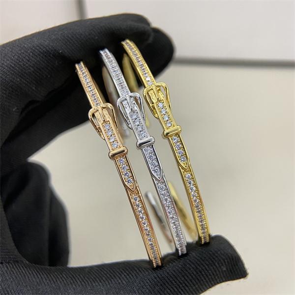 ダイヤ調ベルトバックル 3 色展開 HERMES エルメス 偽物 ブレスレット 高品質アクセサリー