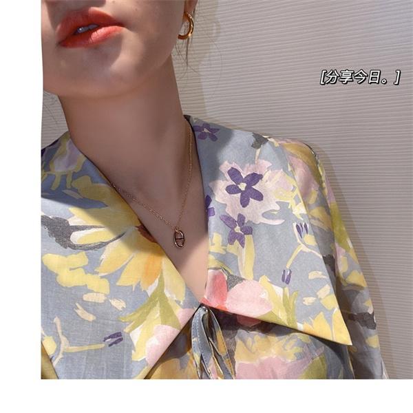 ピッグノーズ柄 2 色展開 エルメス コピー ネックレス 高品質アクセサリー