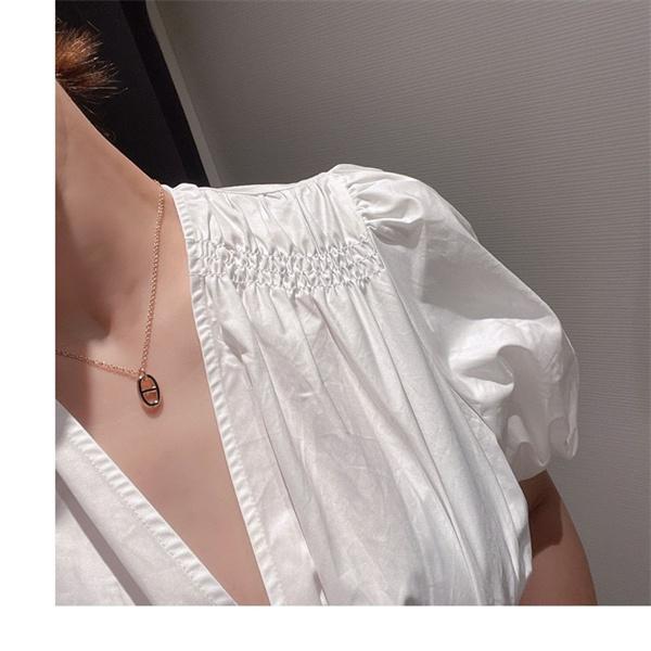 ピッグノーズ柄 2 色展開 エルメス コピー ネックレス 高品質アクセサリー