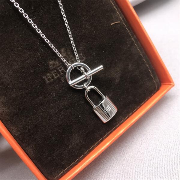 ロック & トグル シルバー エルメス スーパーコピー ネックレス 高品質 HERMES　