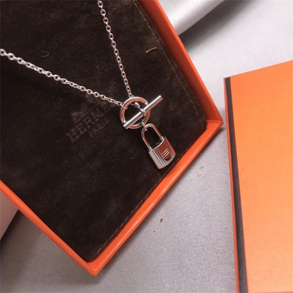 ロック & トグル シルバー エルメス スーパーコピー ネックレス 高品質 HERMES　