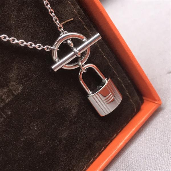 ロック & トグル シルバー エルメス スーパーコピー ネックレス 高品質 HERMES　
