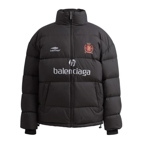 ブラックバッジ柄 シック精緻 バレンシアガ コピー ダウンジャケット 秋冬高品質アウター BALENCIAGA