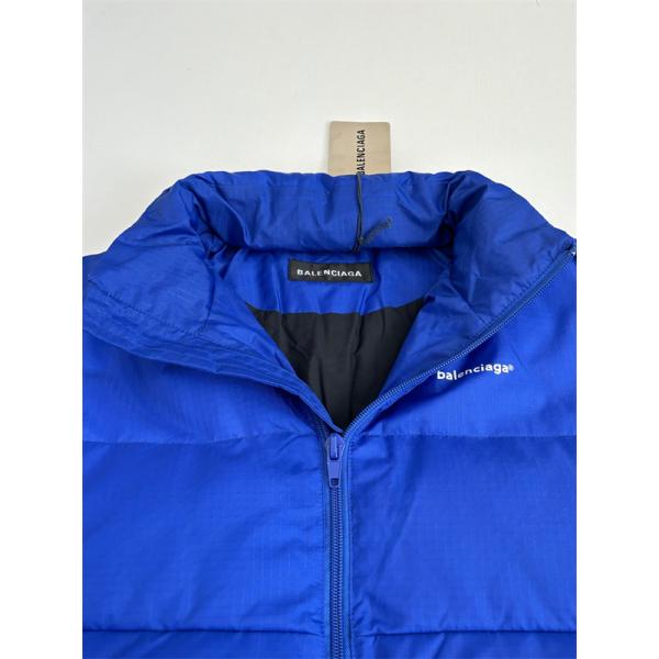ブルーショートカット BALENCIAGA ポップシンプル バレンシアガ スーパーコピー ダウンジャケット 上質デザイン