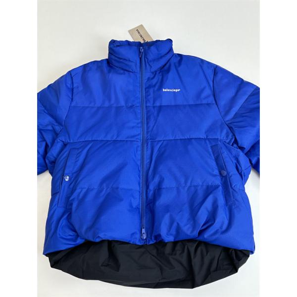 ブルーショートカット BALENCIAGA ポップシンプル バレンシアガ スーパーコピー ダウンジャケット 上質デザイン