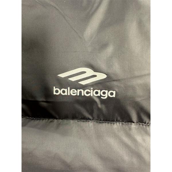 ダークグレーシンプルロゴ バレンシアガ コピー ダウンジャケット BALENCIAGA 秋冬高品質アウター
