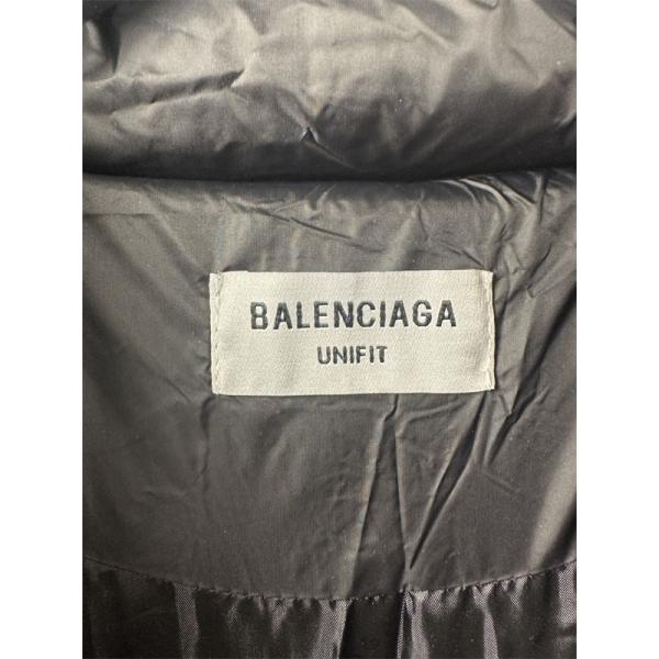 ダークグレーシンプルロゴ バレンシアガ コピー ダウンジャケット BALENCIAGA 秋冬高品質アウター