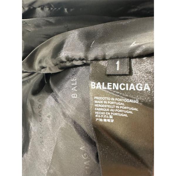 ダークグレーシンプルロゴ バレンシアガ コピー ダウンジャケット BALENCIAGA 秋冬高品質アウター