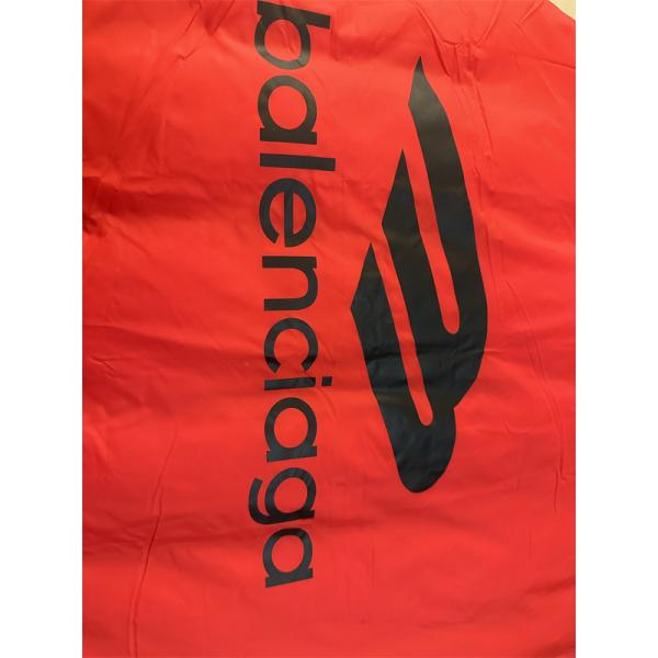 ネイビーレッド裏地 コントラストデザイン バレンシアガ コピー ダウンジャケット 秋冬高品質アウター