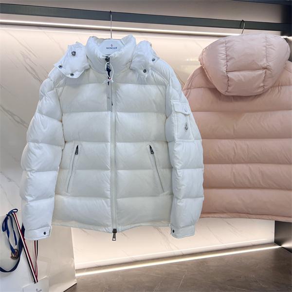 ホワイトピンク 2 色 フード付  MONCLER モンクレール コピー ダウンジャケット 秋冬高品質アウター