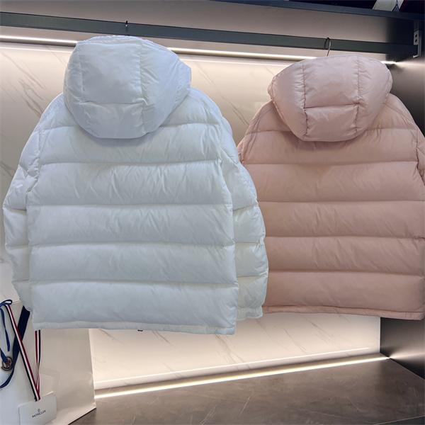 ホワイトピンク 2 色 フード付  MONCLER モンクレール コピー ダウンジャケット 秋冬高品質アウター