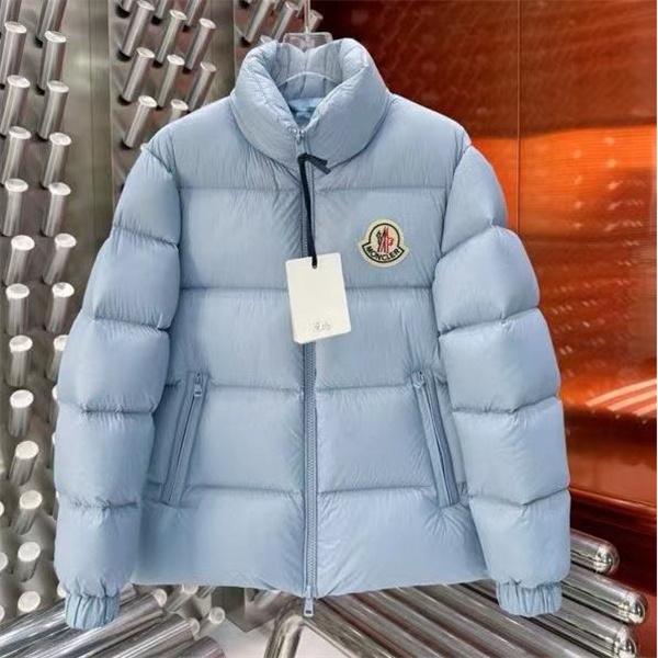 MONCLER ライトブルー立領 シンプルデザイン モンクレール スーパーコピー ダウンジャケット 着心地最高