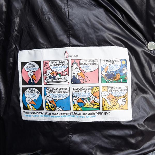 ブラック光沢感 シックデザイン MONCLER モンクレール コピー ダウンジャケット 秋冬コーデ 　