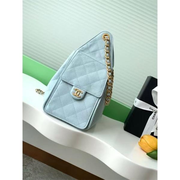 CHANEL シャネル コピー 激安 ドローストリングバッグ レディース キルティング レザー ショルダー ハンドバッグ 上品パステルカラー