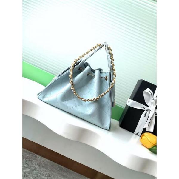 CHANEL シャネル コピー 激安 ドローストリングバッグ レディース キルティング レザー ショルダー ハンドバッグ 上品パステルカラー