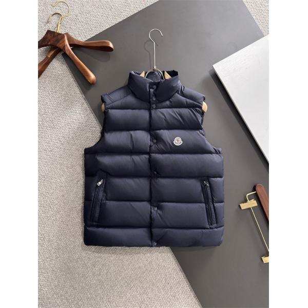 ブラックシンプル ダウンベスト モンクレール スーパーコピー アウター 秋冬 温かさ重視 MONCLER
