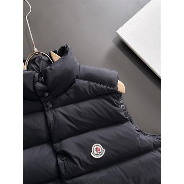 ブラックシンプル ダウンベスト モンクレール スーパーコピー アウター 秋冬 温かさ重視 MONCLER