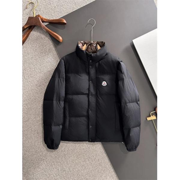 ベージュカラーブロック 立領 モンクレール コピー ダウンジャケット MONCLER 秋冬必須アイテム